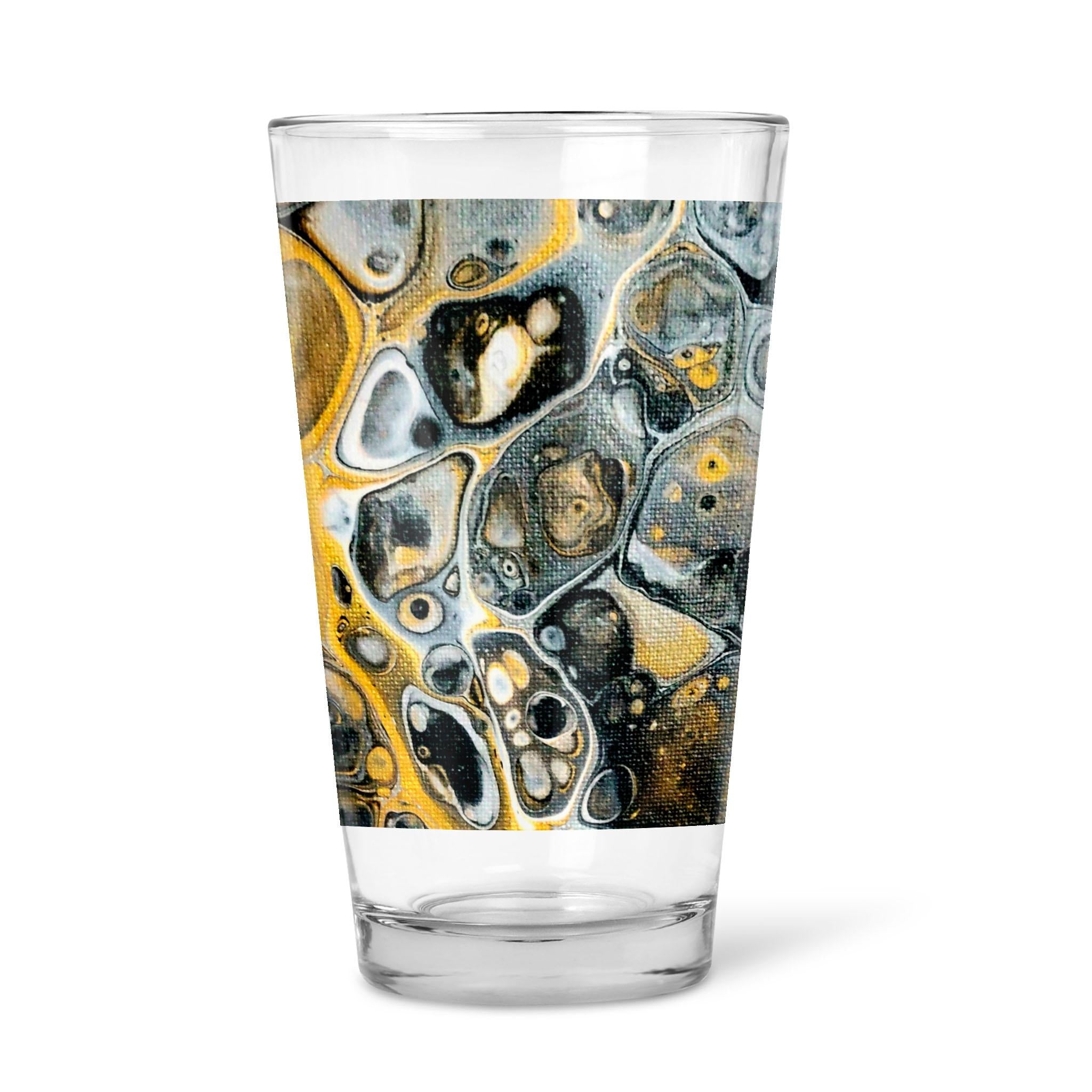 Stone Art - 16oz Pint Beer Glass