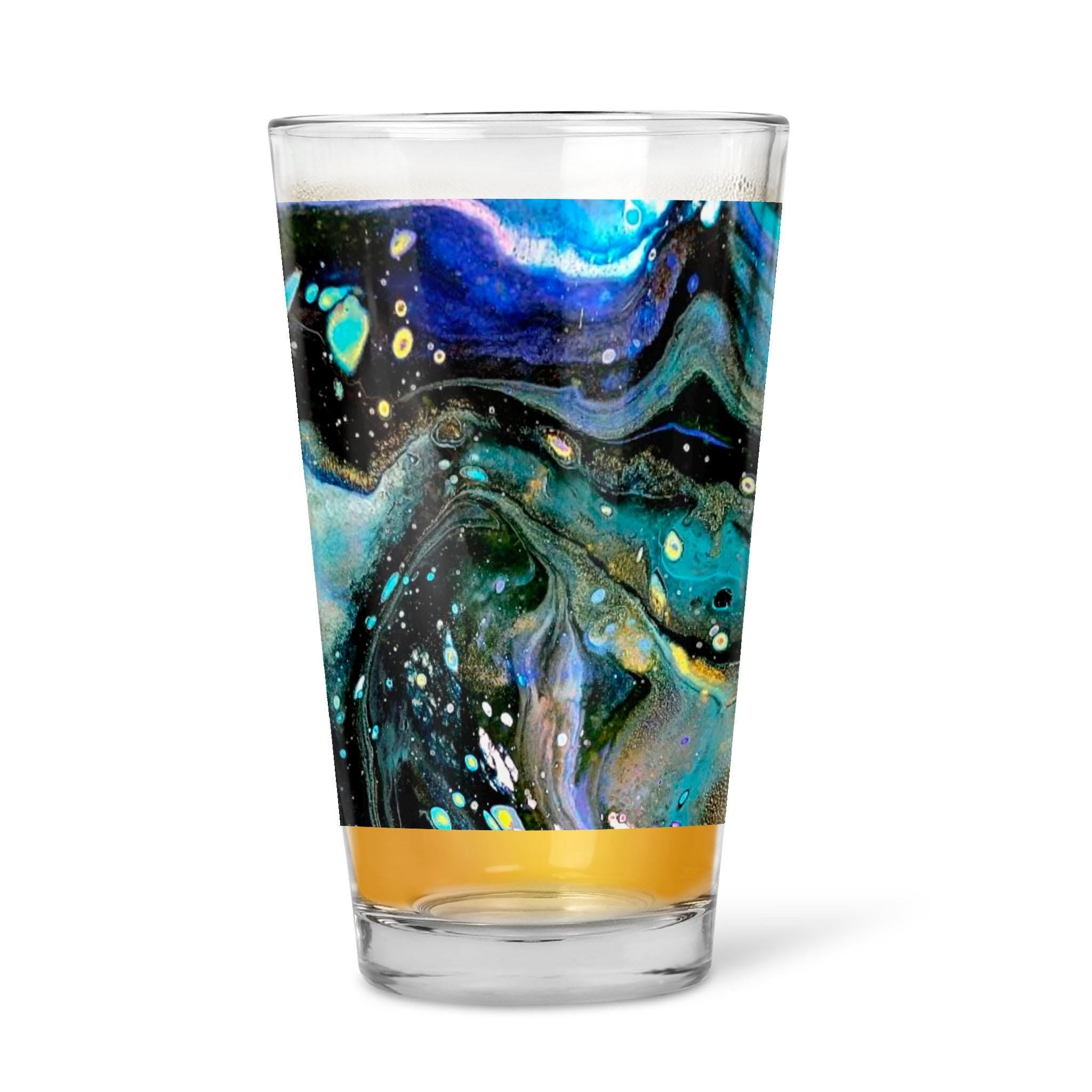 The Face - 16oz Pint Beer Glass