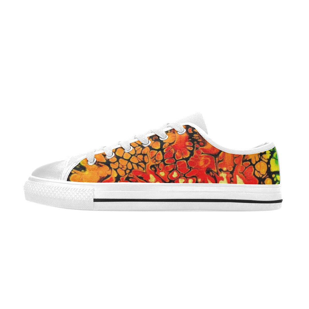 Fire - Men's Classic Canvas Shoes