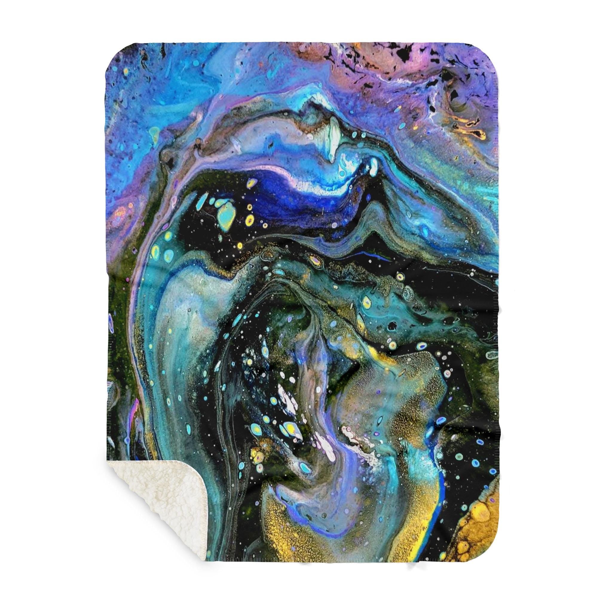 The Face - Sherpa Blanket