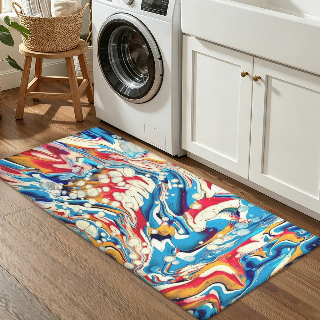 Color Me Happy PVC Anti-Fatigue Kitchen Mat 48x24inch