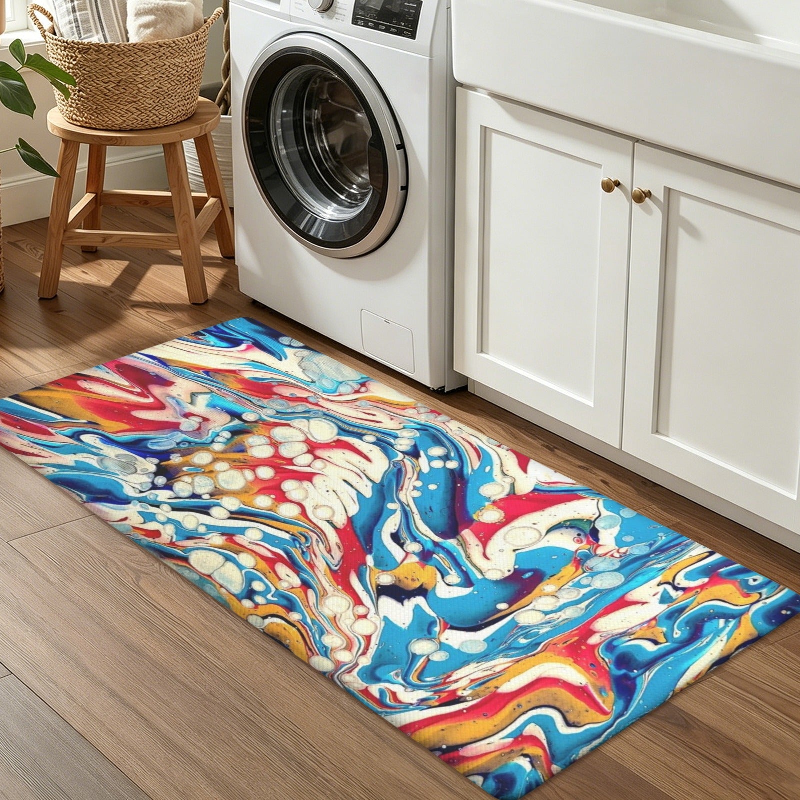 Color Me Happy PVC Anti-Fatigue Kitchen Mat 48x24inch