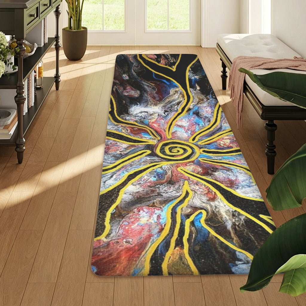 Pieces of Me PVC Anti-Fatigue Kitchen Mat 71x24inch