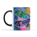 Dragonfly Sun - Accent Edge-to-Edge Mug
