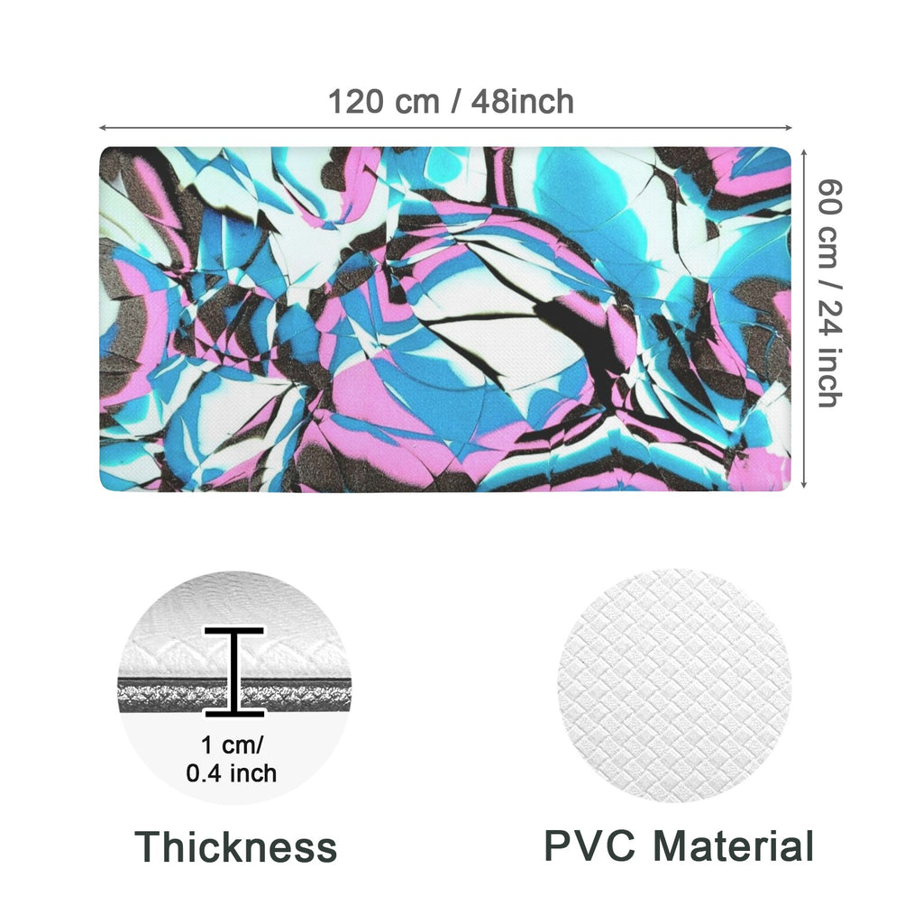 Glow Party PVC Anti-Fatigue Kitchen Mat 48x24inch