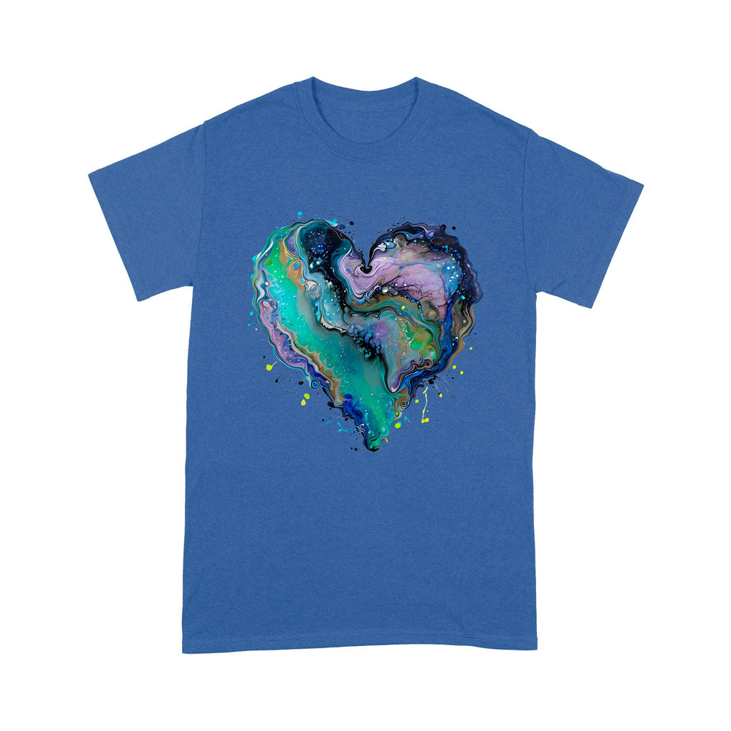 Fluid Art Heart (1) - Unisex Standard T-Shirt