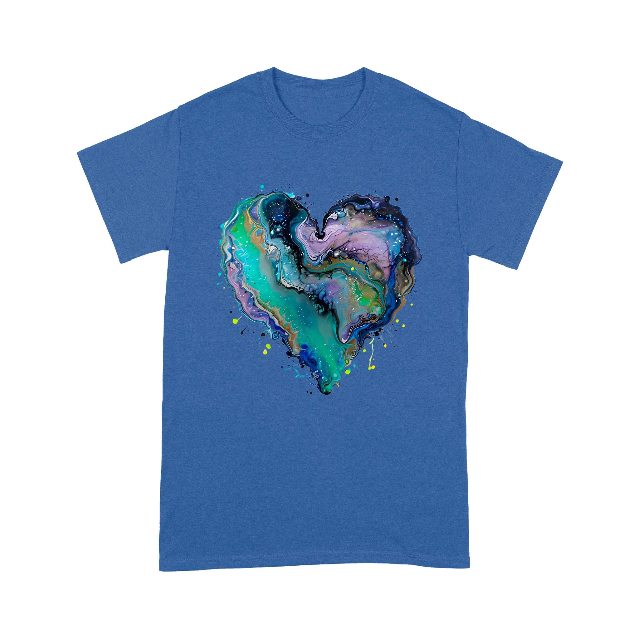 Fluid Art Heart (1) - Unisex Standard T-Shirt
