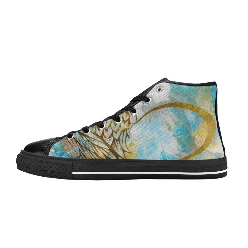 My Guardian - Women's Classic High-Top Canvas Shoes