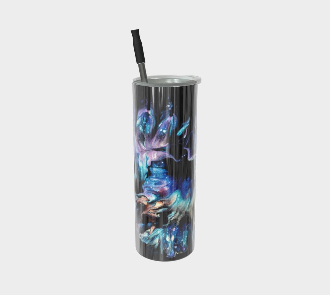 Teal Delight Stainless Steel Tumbler