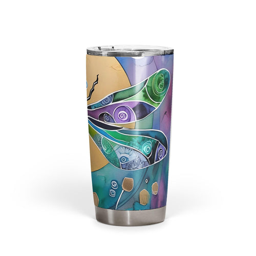 Dragonfly Sun - 20oz Fat Tumbler