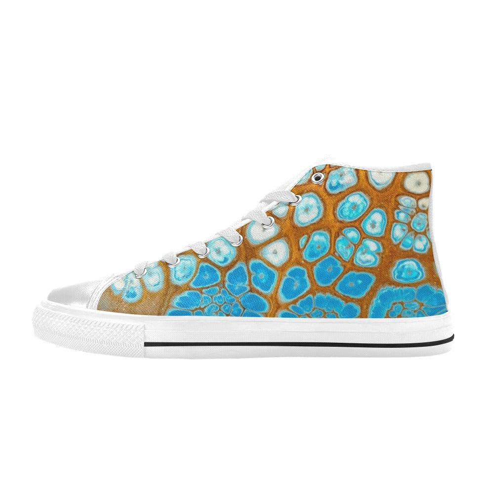 Maui Vibes - Women's Classic High-Top Canvas Shoes