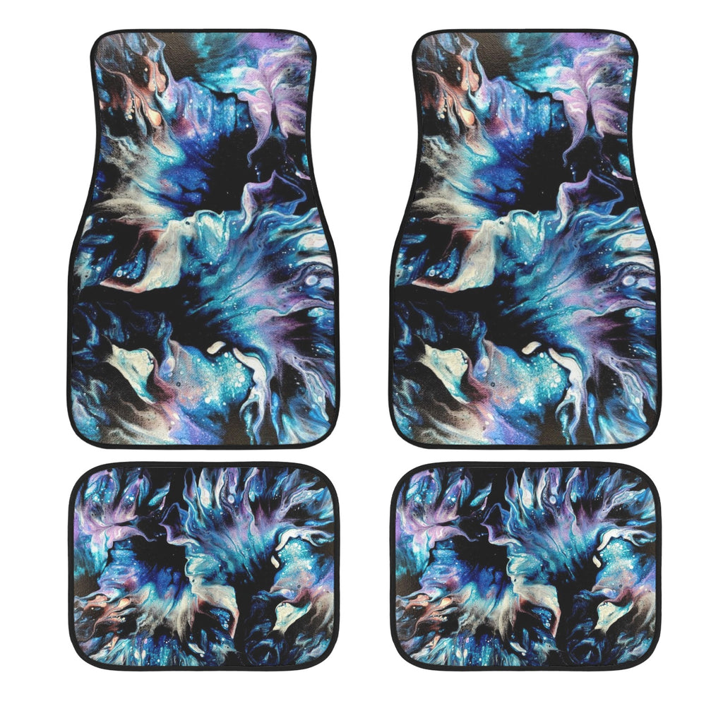 Teal Delight 4-Piece Car Floor Mats