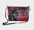 Deep Magenta - Vegan Leather Crossbody Purse