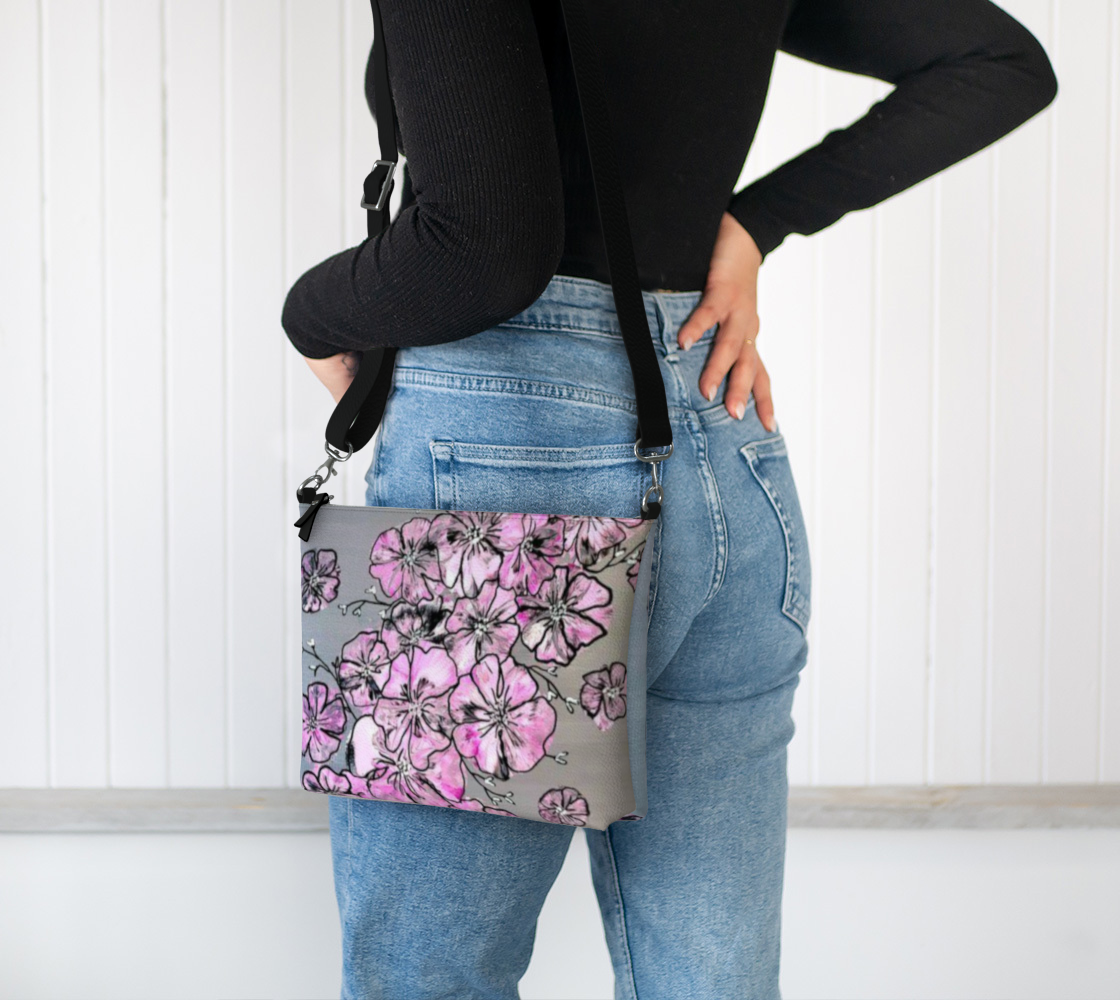 Garden of Hope - Vegan Leather Crossbody Purse