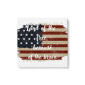 Land of the free - Push Pin Canvas Map