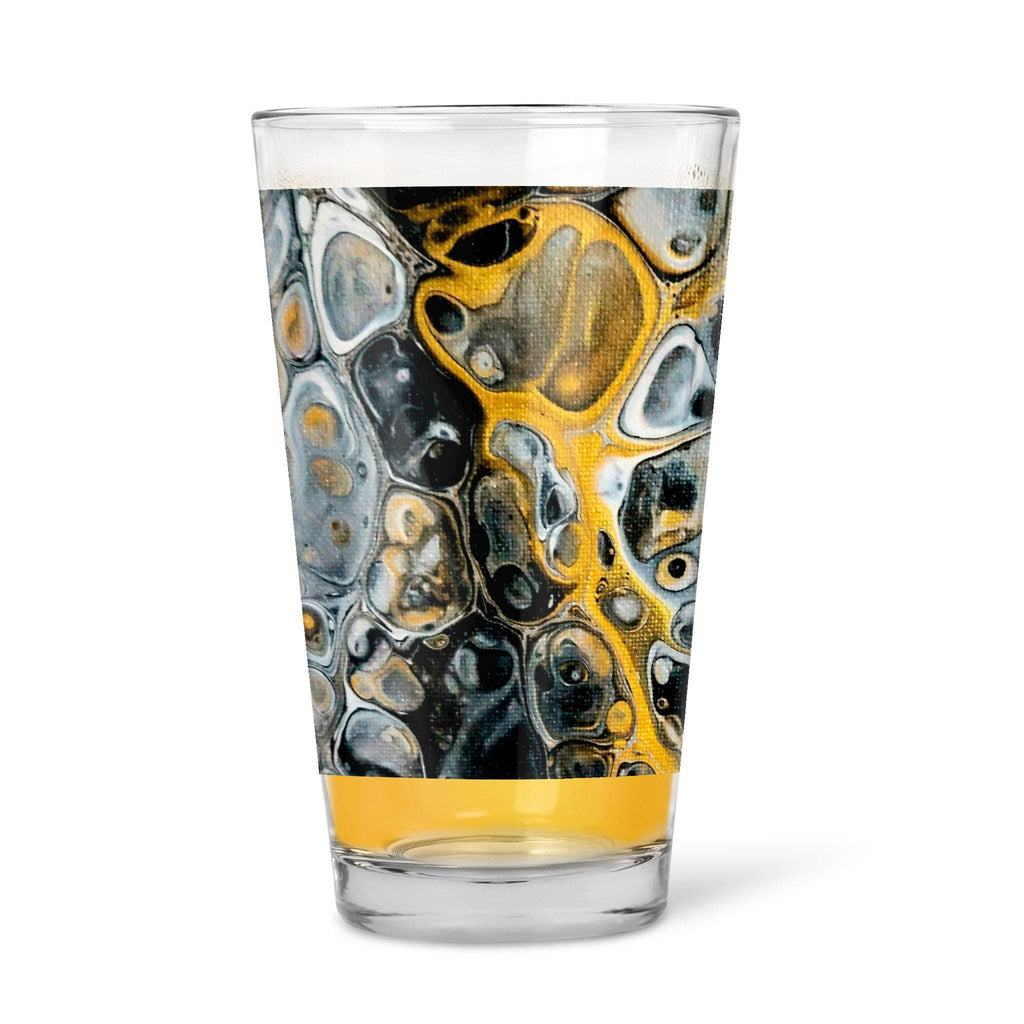 Stone Art - 16oz Pint Beer Glass