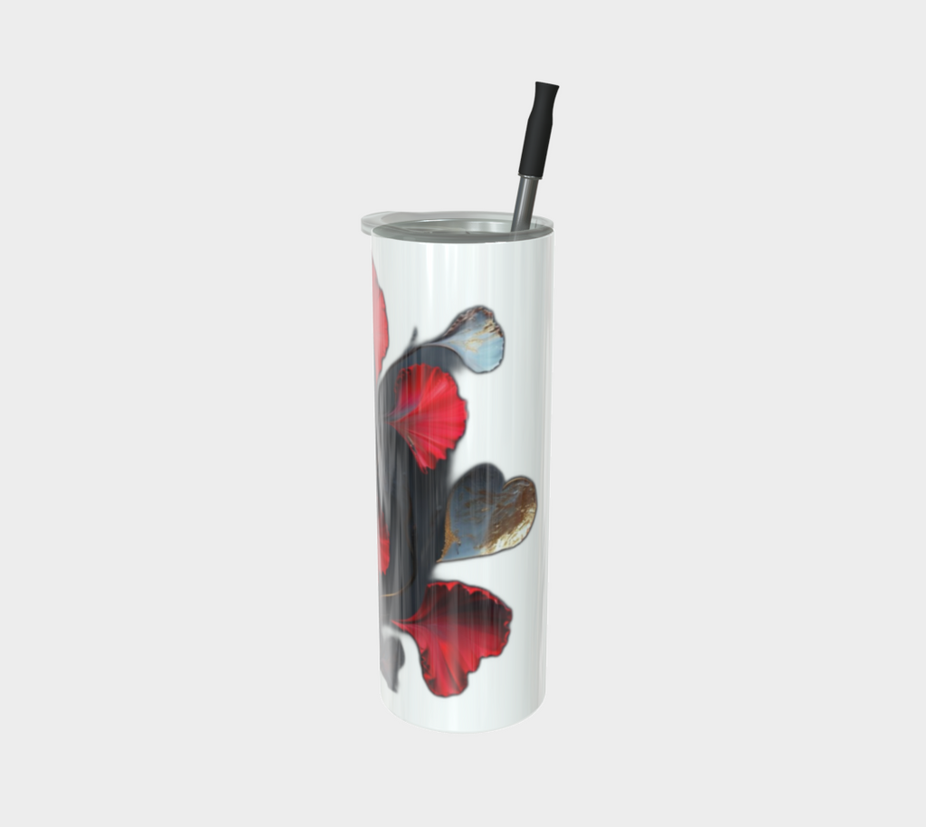 Vibrant Abstract Heart - Stainless Steel Tumbler