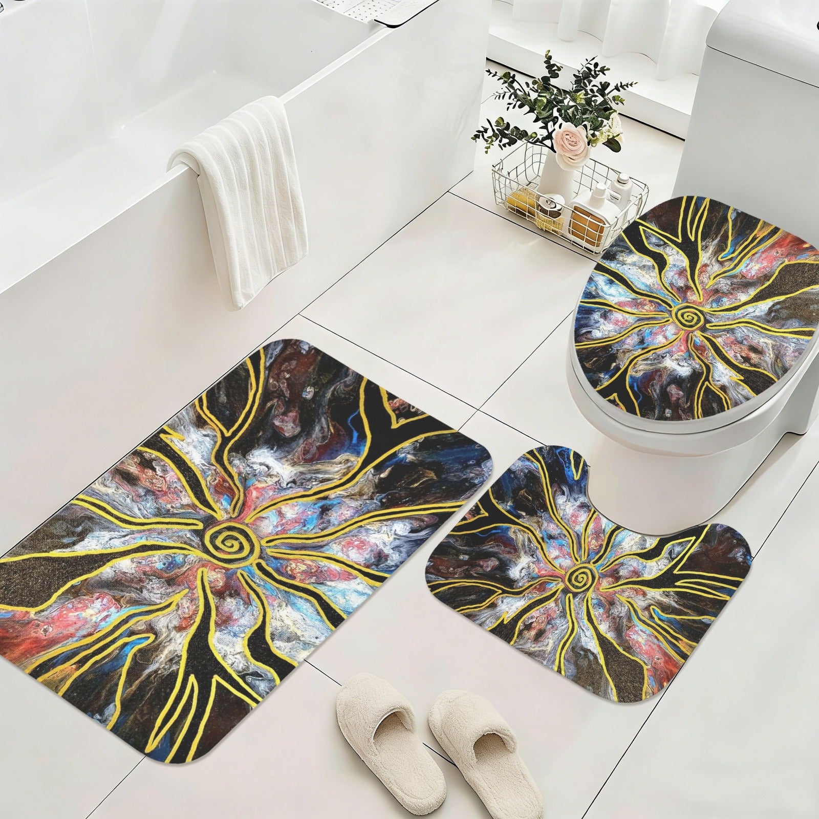 Pieces of Me 3-Piece Bathroom Rug Set