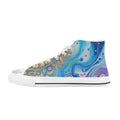 Mandala Sun - Men's Classic High-Top Canvas Shoes