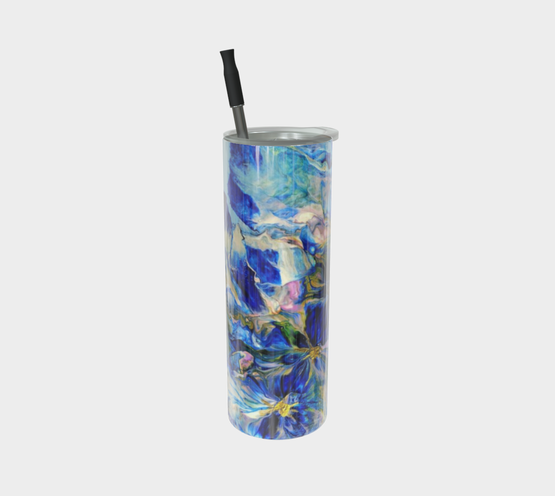 Royal Blue Garden - Stainless Steel Tumbler