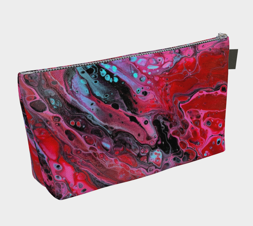 Deep Magenta- Makeup Bag