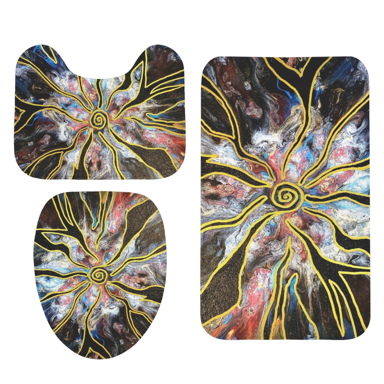 Pieces of Me 3-Piece Bathroom Rug Set