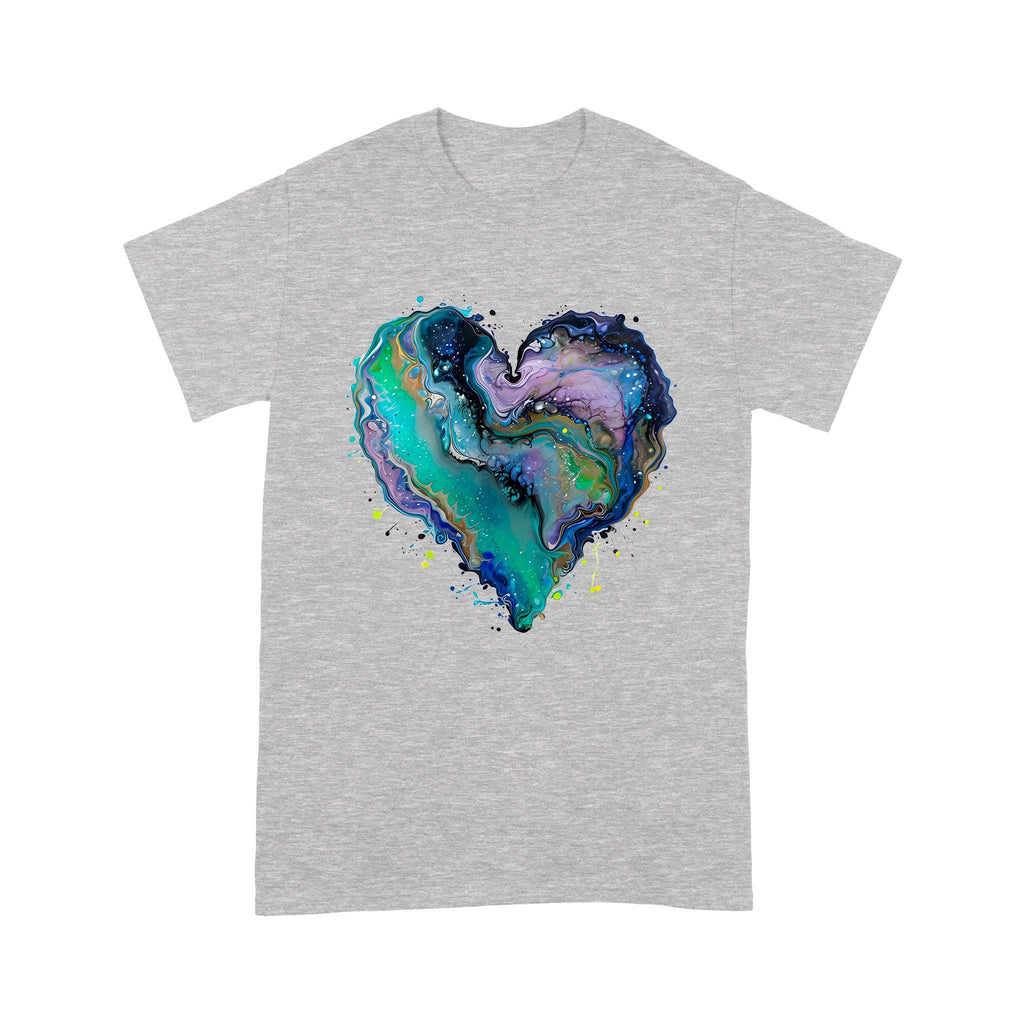 Fluid Art Heart (1) - Unisex Standard T-Shirt