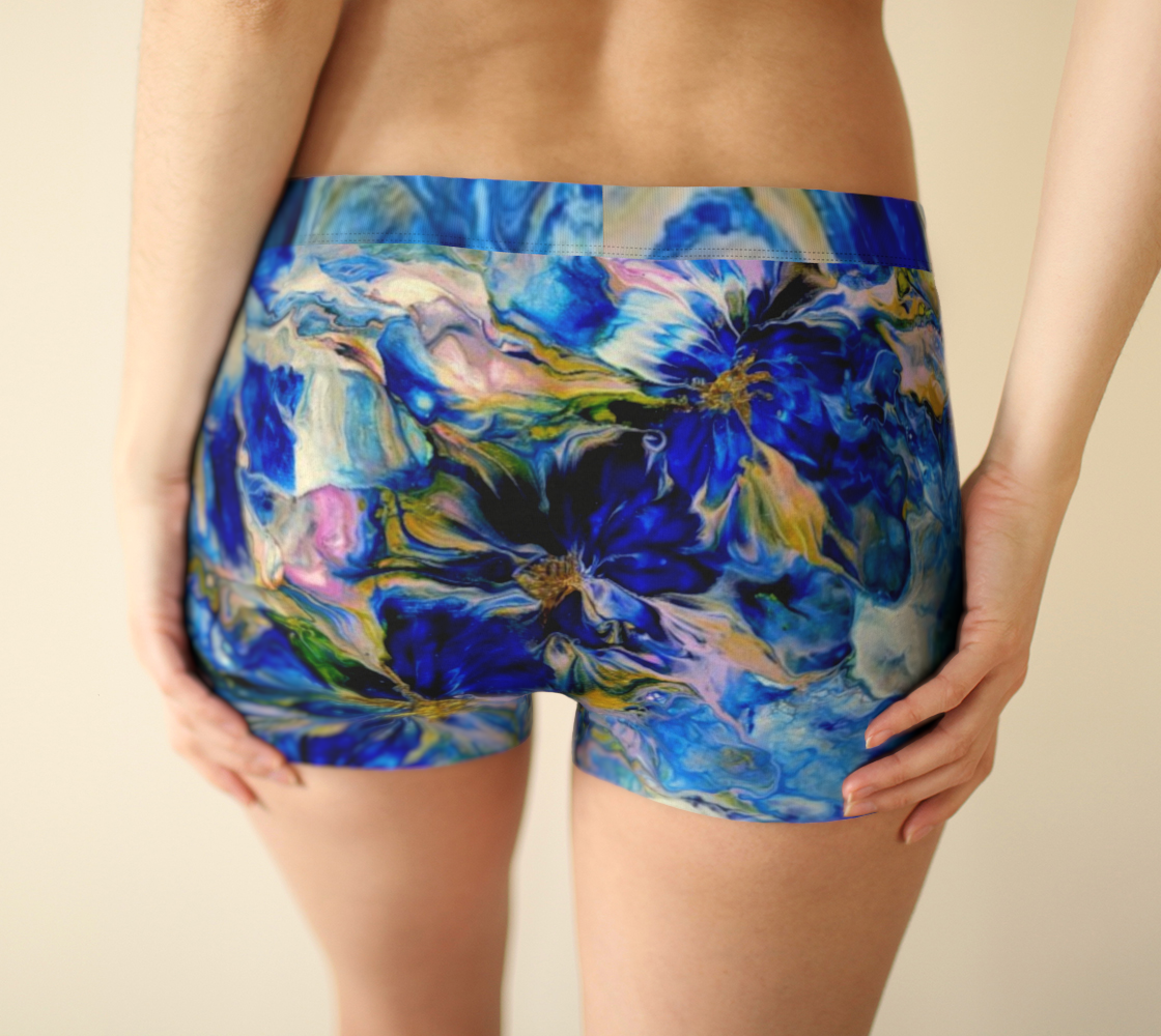 Royal Blue Garden - Boyshorts