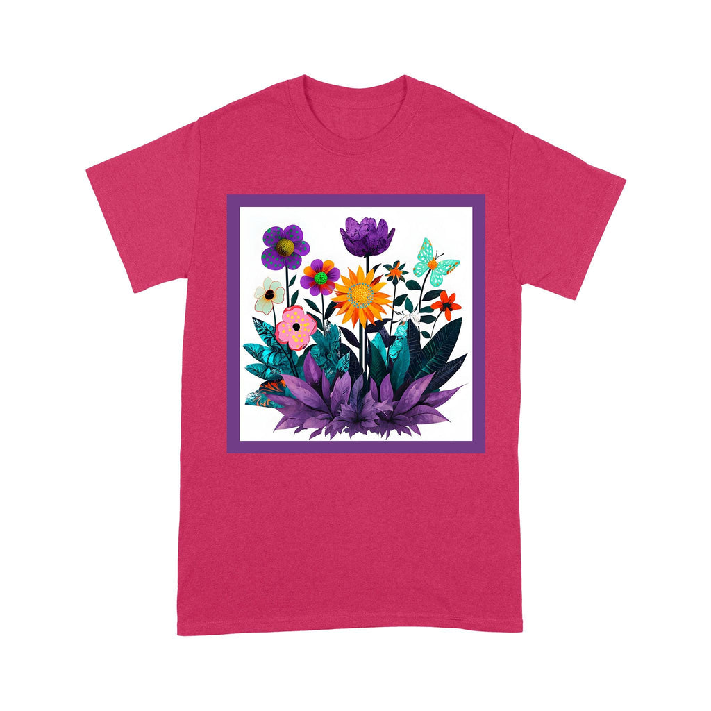 Abstract Purple Garden - Unisex Standard T-Shirt