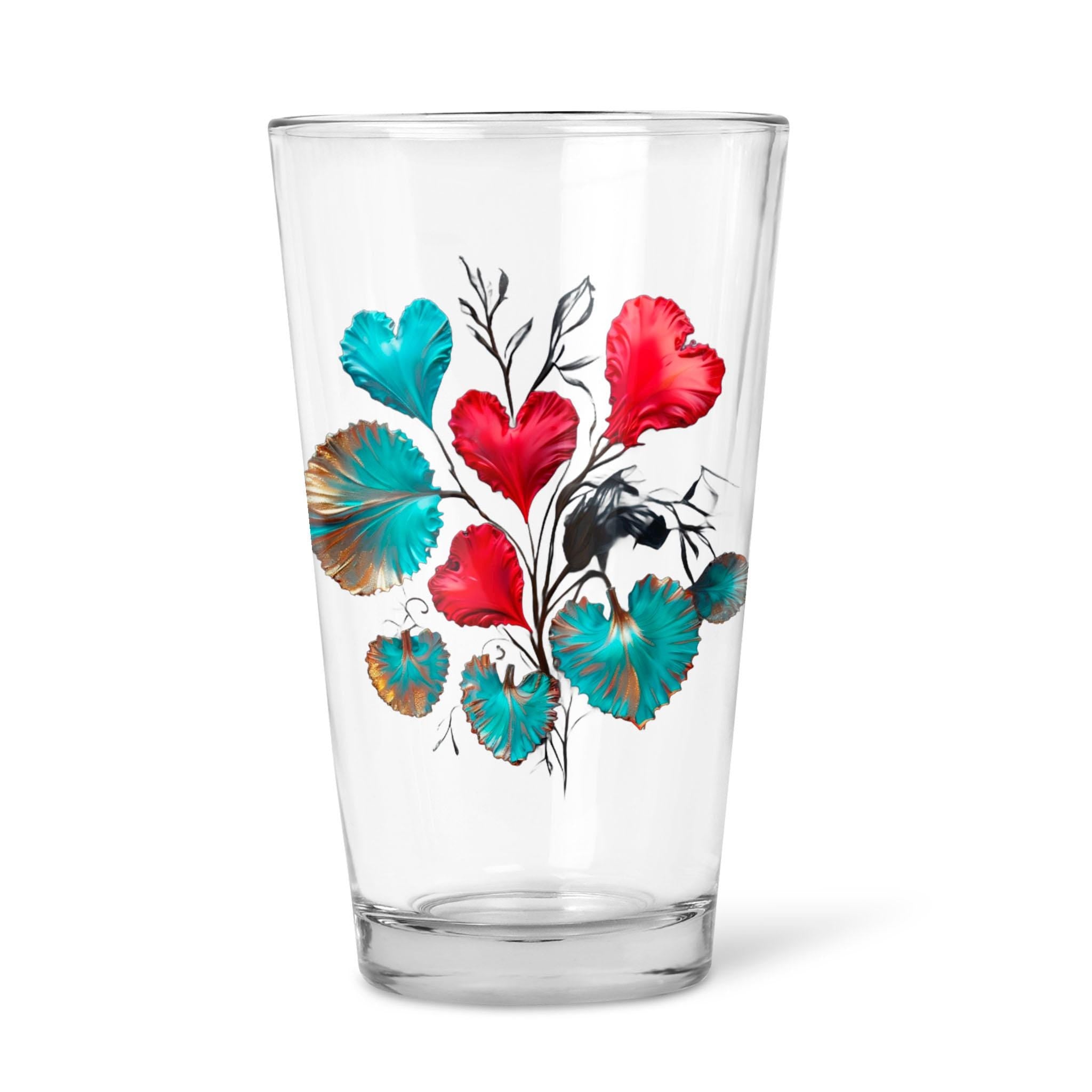 Hearts Grow Fonder - 16oz Pint Beer Glass