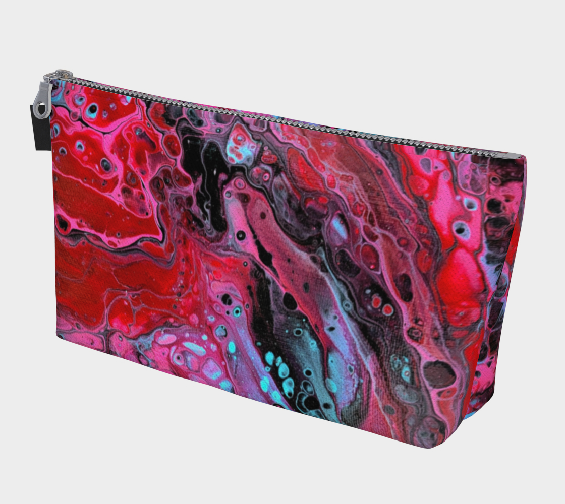 Deep Magenta- Makeup Bag