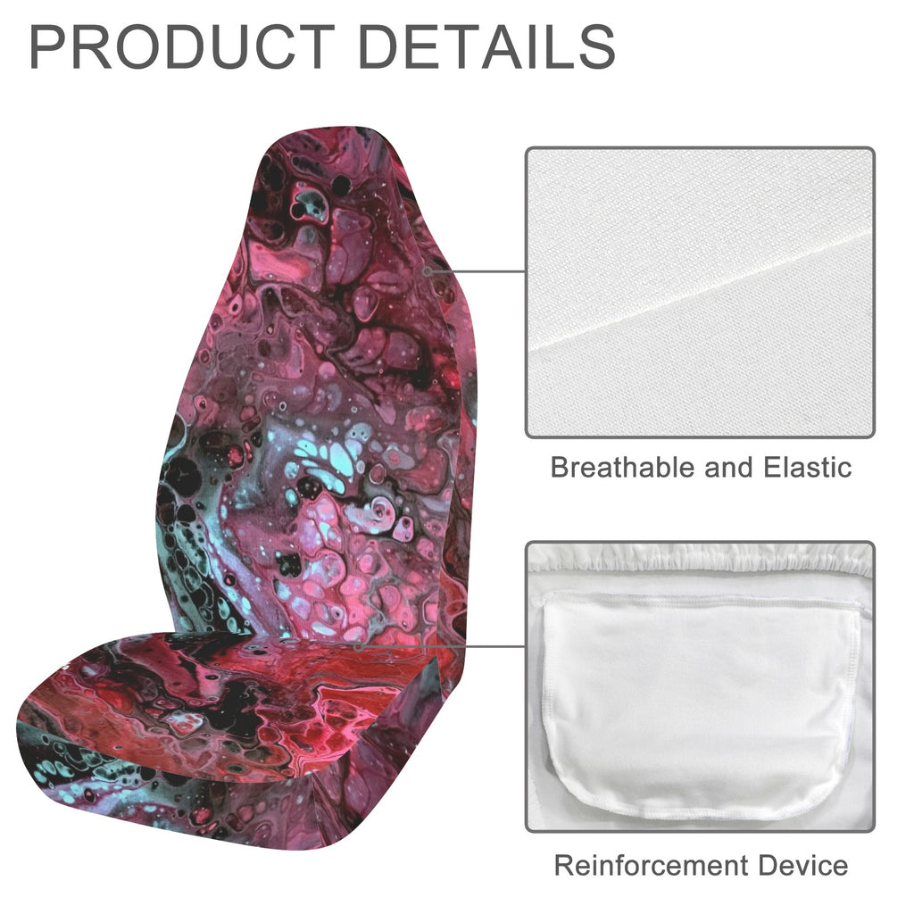 Deep Magenta Car Seat Covers (Set of 2)