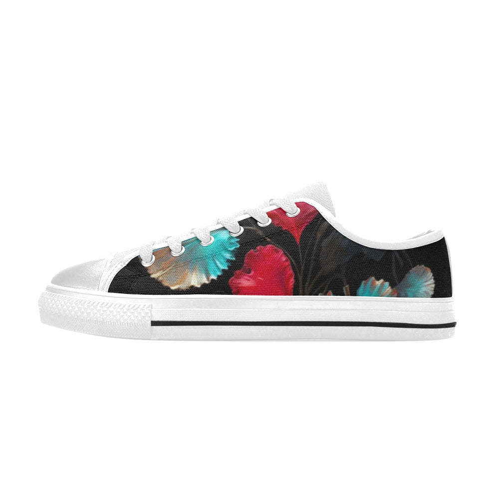 Hearts Grow Fonder - Women's Classic Canvas Shoes