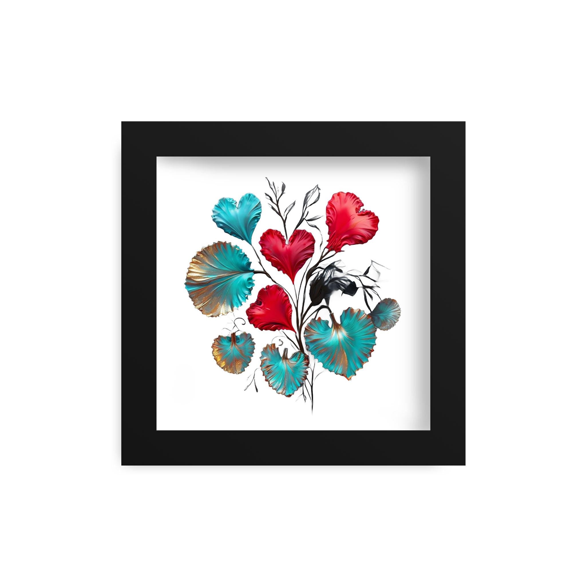 Hearts Grow Fonder - Framed Art Print (1" frame)