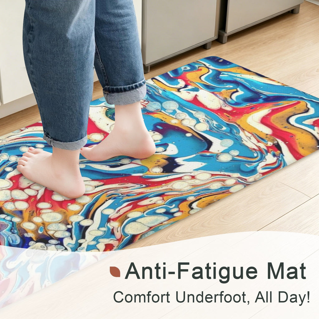 Color Me Happy PVC Anti-Fatigue Kitchen Mat 48x24inch