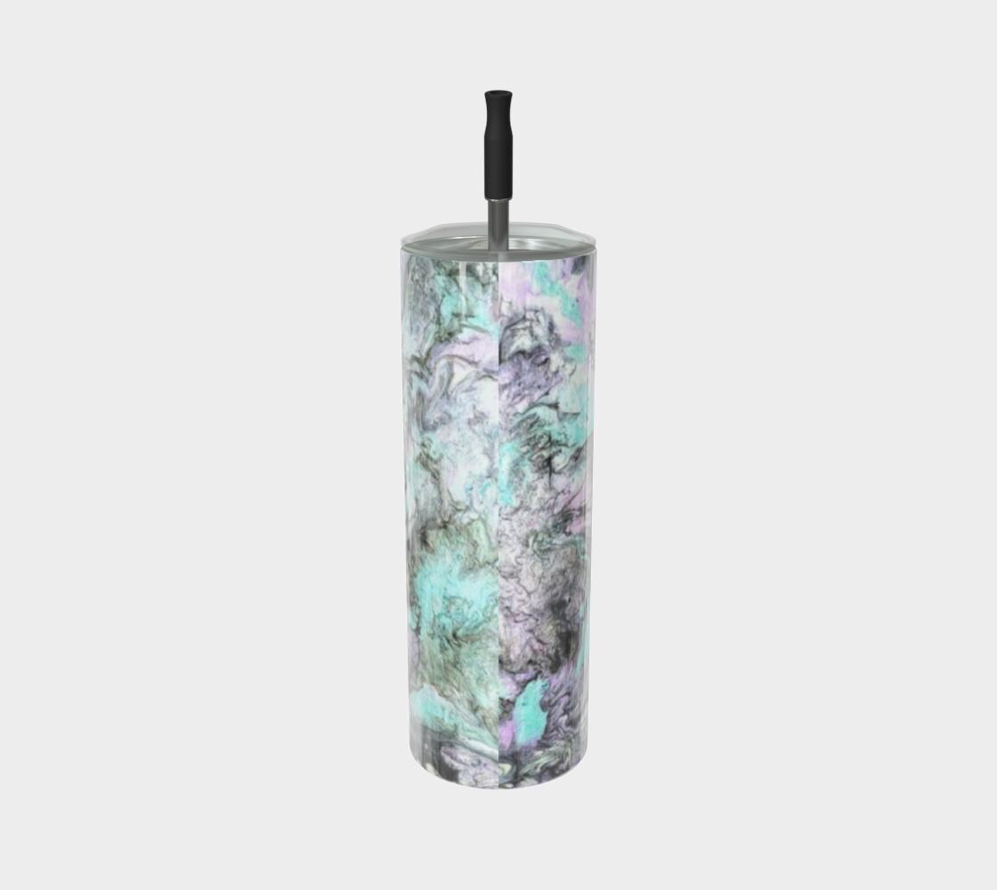 Turquoise Splash - Stainless Steel Tumbler