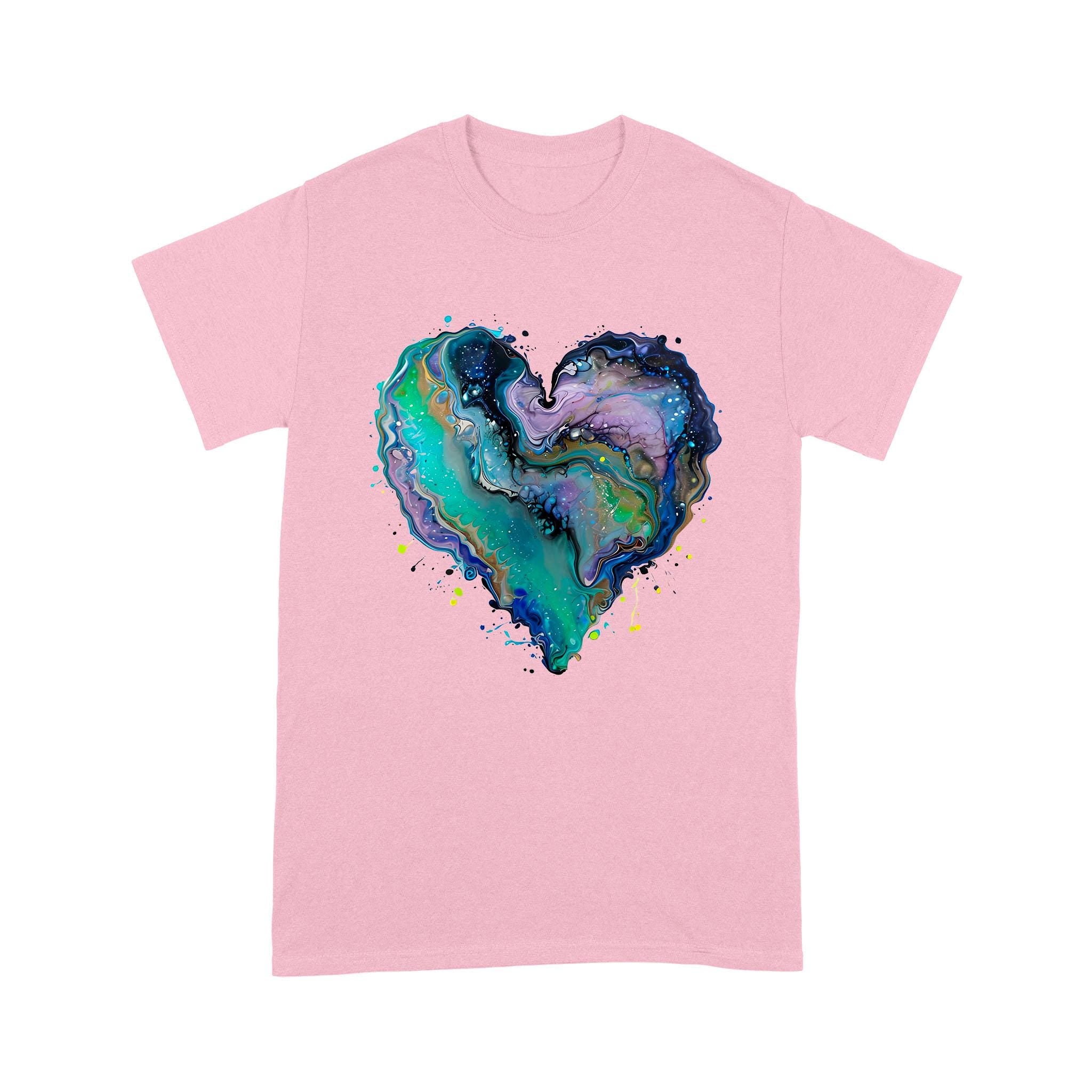 Fluid Art Heart (1) - Unisex Standard T-Shirt