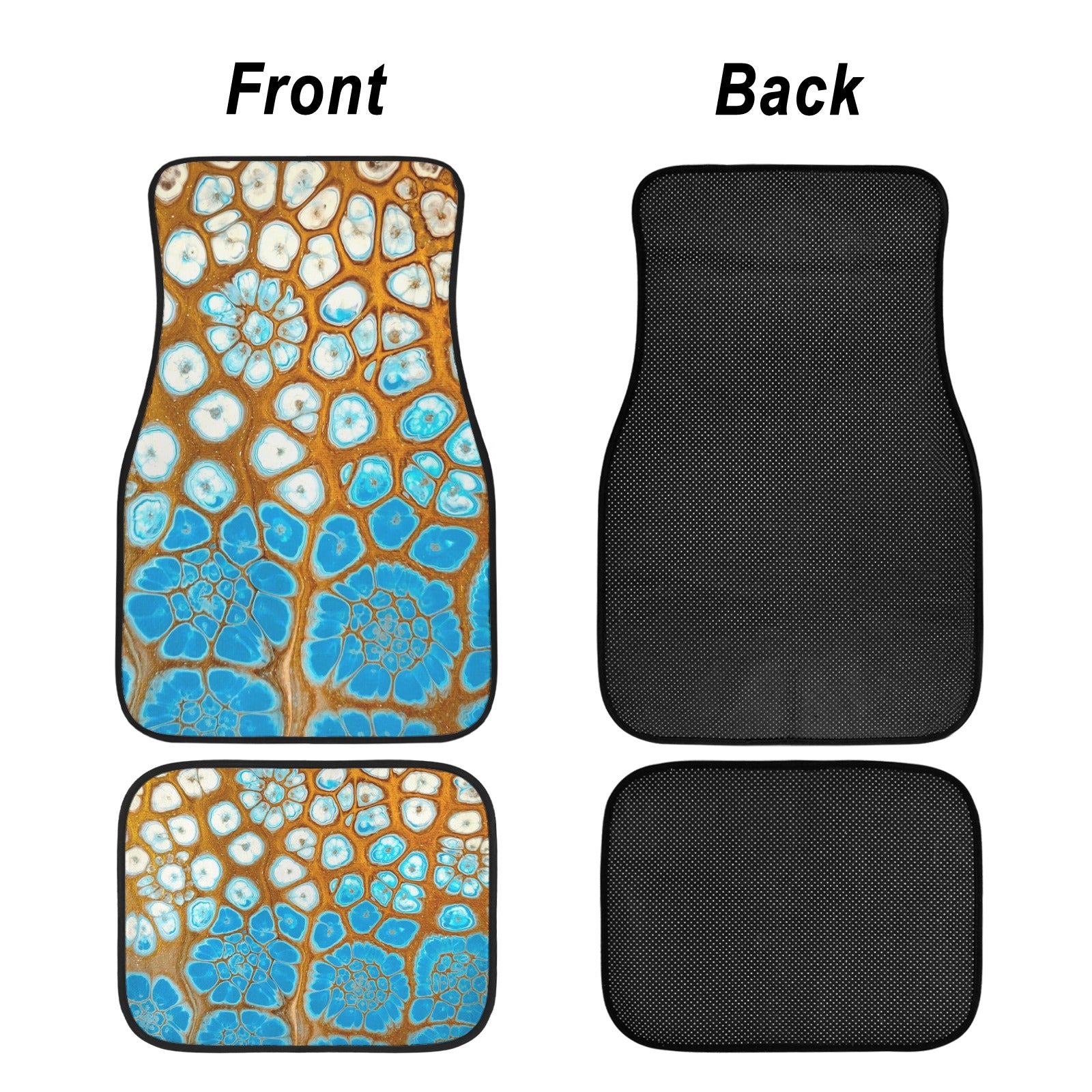 Maui Vibes 4-Piece Car Floor Mats