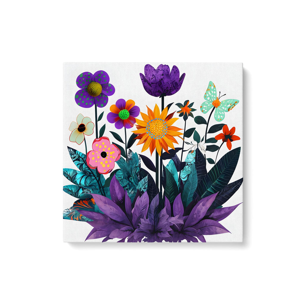 Abstract Purple Garden - Standard Matte Canvas (1.25")