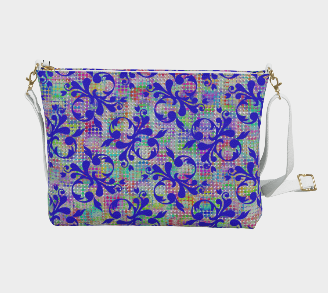 Fancy Filigree - Vegan Leather Crossbody Purse