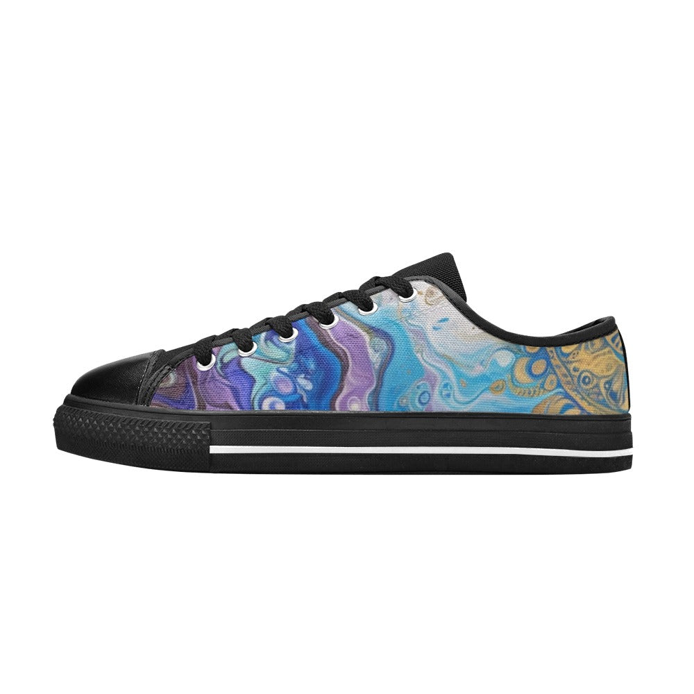 Mandala Sun - Men's Classic Canvas Shoes