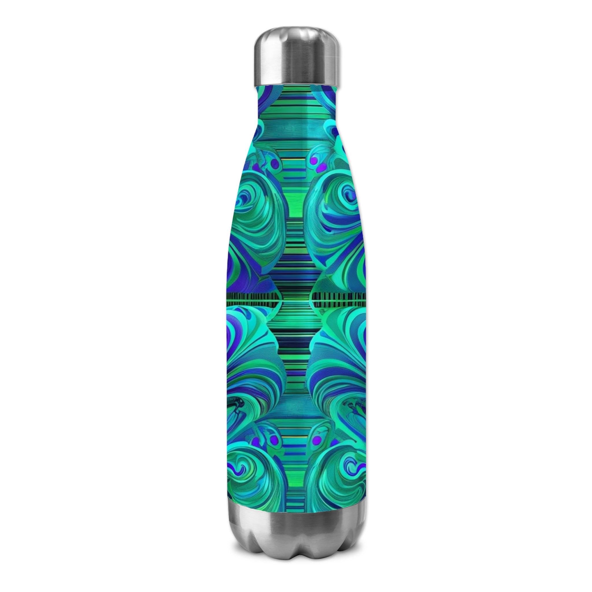 Dreamy Spirals - All-over Print Stainless Steel Water Bottle