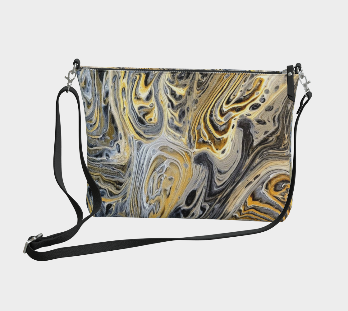 Metallurgy - Vegan Leather Crossbody Purse