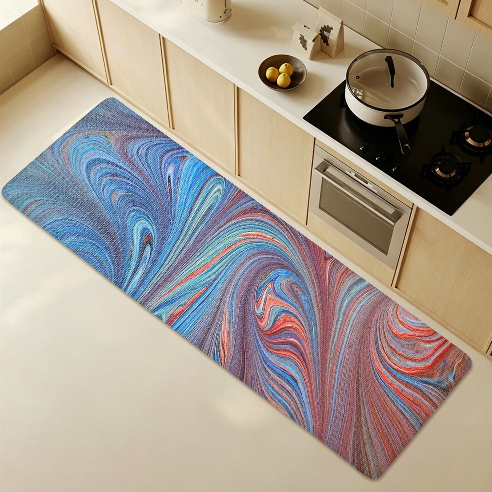 Superhero PVC Anti-Fatigue Kitchen Mat 71x24inch