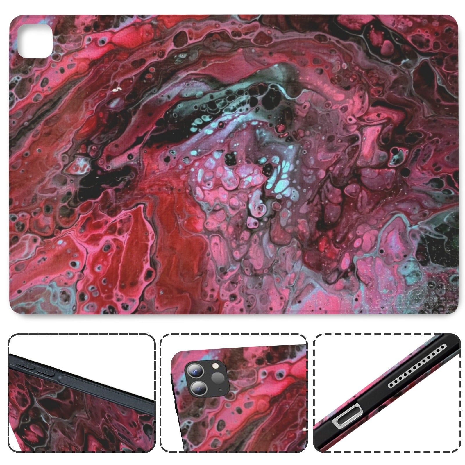 Deep Magenta Protective Case for iPad Pro (11-inch)