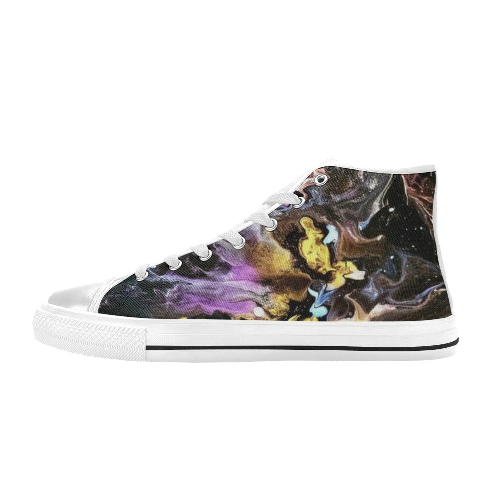 Seline - Women's Classic High-Top Canvas Shoes