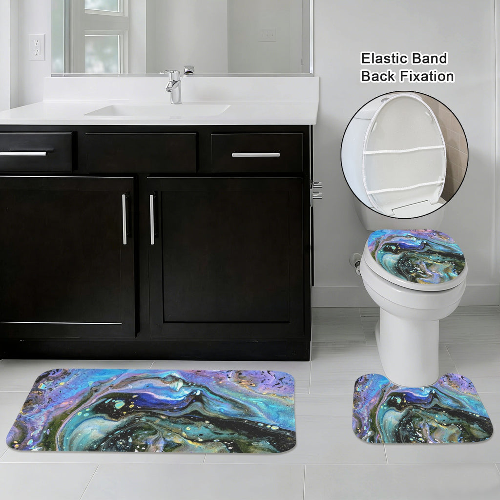 The Face 3-Piece Bathroom Rug Set