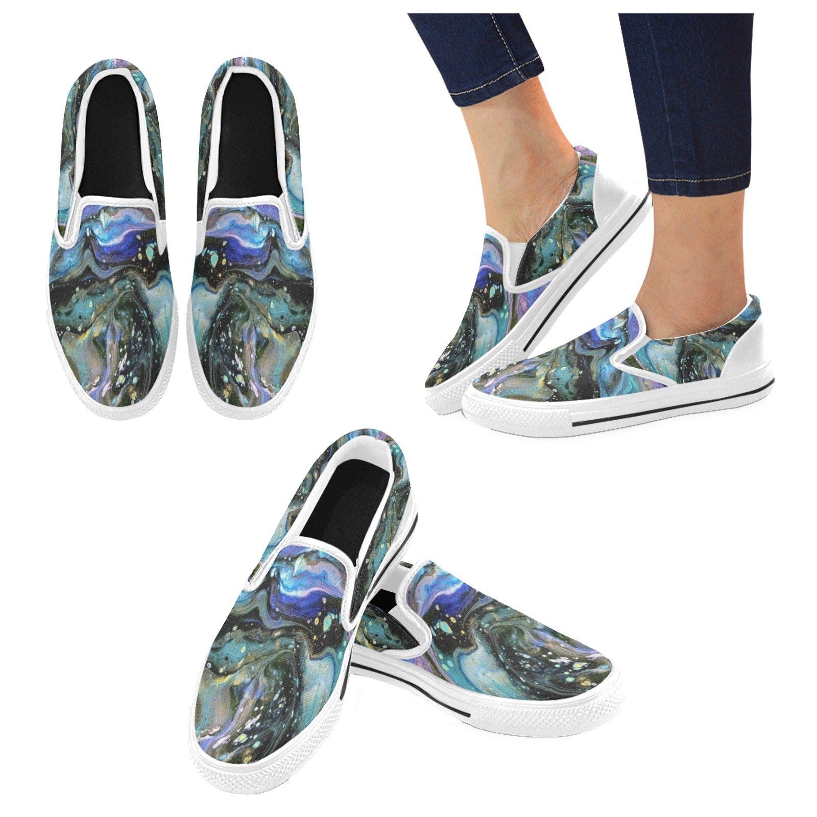 The Face - Men's Slip-On Canvas Shoes