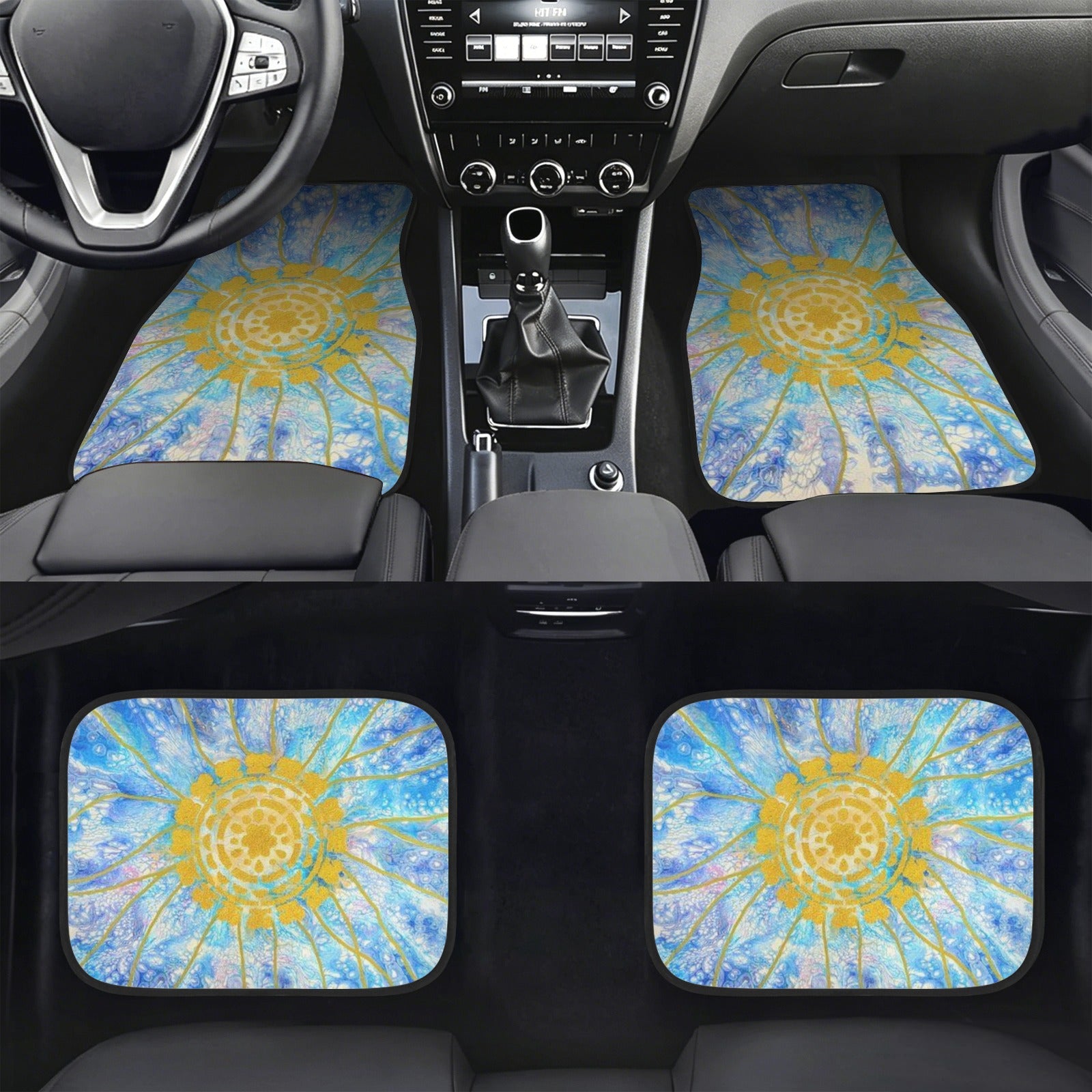 Serenity 4-Piece Car Floor Mats