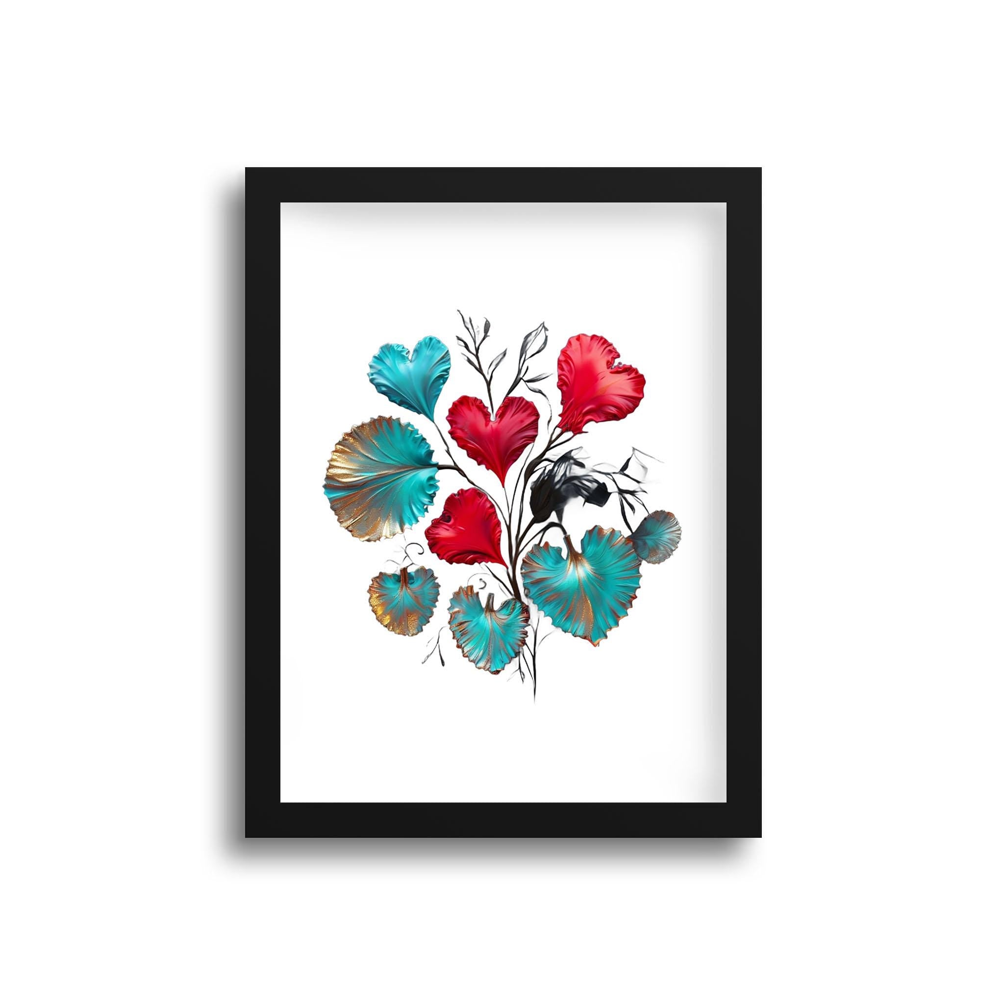 Hearts Grow Fonder - Framed Art Print (1" frame)